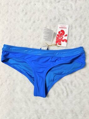 NWT- GO-UNDER Swimwear 2012 Blue Bikini Bottoms